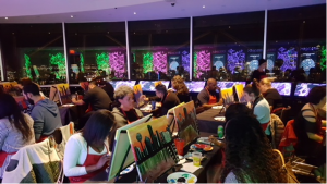 Paint and Sip Event Reunion Tower