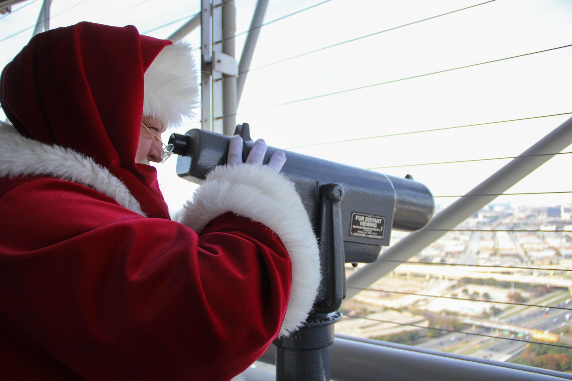 Santa Claus on the GeO-Deck